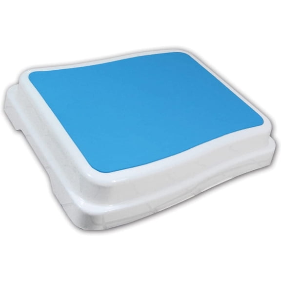 LHSP 4 Inch Bath Step Stool Non Slip Platform 418 Lbs Capacity for Safe Bathroom Access