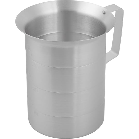 LHSP 4 Qt Aluminum Measuring Cup Graduated Commercial Grade for Baking Cooking