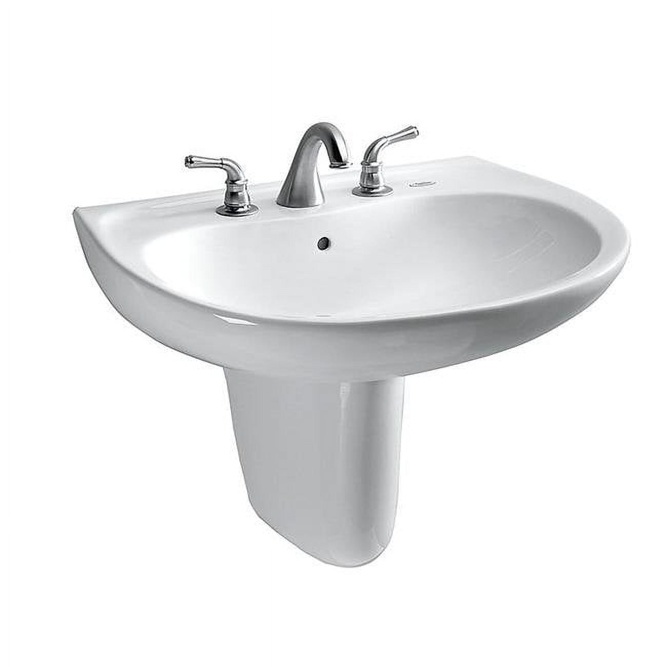 Supreme Elegance Bone Vitreous China U-Shaped Wall Mount Sink