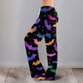 thumbnail image 1 of LHVUOA Halloween Lounge Pants for Women Cute Halloween Print Stretch Comfy Lounge Pants Casual Elastic Waist Pajama Pants, 1 of 6