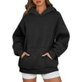 thumbnail image 1 of LHVUOA Womens Hoodies Oversized Sweatshirts Fleece Hoodies Shirts Long Sleeve Sweaters Pullover Fall Outfits, 1 of 4