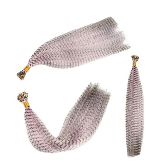 LHWEN 100 Pcs 1 Pack Of Colored Feather Hair Extension Stick Hair Extension Hair Strand Fiber Stick Hair Wig 13 Colors Beauty Salon Straight Hair Fun Lace Wavy Curls Braided Hair Synthetic