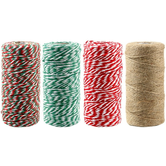 LHWEN 100M Handmade Hemps Linen Cords Burlaps Twines Rope String DIY Craft Decoration 2mm