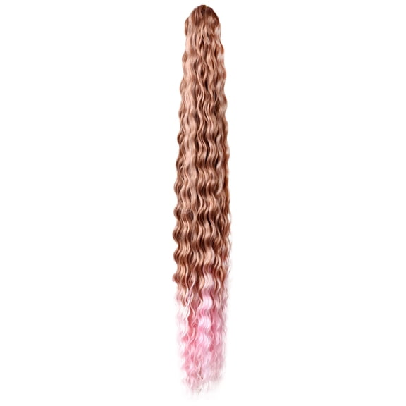 LHWEN 20 Inch Water Brazilian Virgin Human Hair 10A Unprocessed Wet and Wavy Bundles Double Weft Deep Curly Weave 1 Bundle Soft Silky No Shedding No Knotting