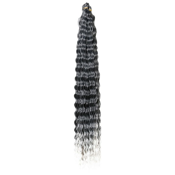 LHWEN 20 Inch Water Brazilian Virgin Human Hair 10A Unprocessed Wet and Wavy Bundles Double Weft Deep Curly Weave 1 Bundle Soft Silky No Shedding No Knotting