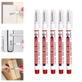 thumbnail image 1 of LHWEN 20mm Long Head Deep Hole Marker Pen 5pc Set for Woodworking Metal Building Quick Drying and Ink Marker Pen for Deep Holes Nails Screw Holes DIY Projects, 1 of 7