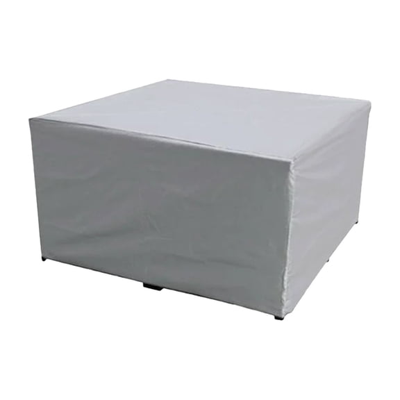 LHWEN 210D Cloth Outdoor Furniture Cover Garden Dust Cover Patio Table Chair Elastic Hem Custom Fit Multiple Size Options for Courtyard Sofa Set Sun Heat Rain Scratch PVC Coating