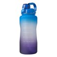 thumbnail image 1 of LHWEN 2200ml Outdoor Sports Water Bottle with Time Marker Leak Proof Portable Tritan Plastic for Hiking Camping Gym Fitness Large Capacity Hydration Secure Lock Lid Ideal for Workouts and Travel Great, 1 of 5