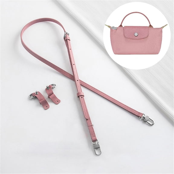 LHWEN Adjustable PU Leather Shoulder Strap for Handbags No Buckle Easy Installation Fashion Design for All Occasions Compatible with Various Accessories Durable and Sturdy
