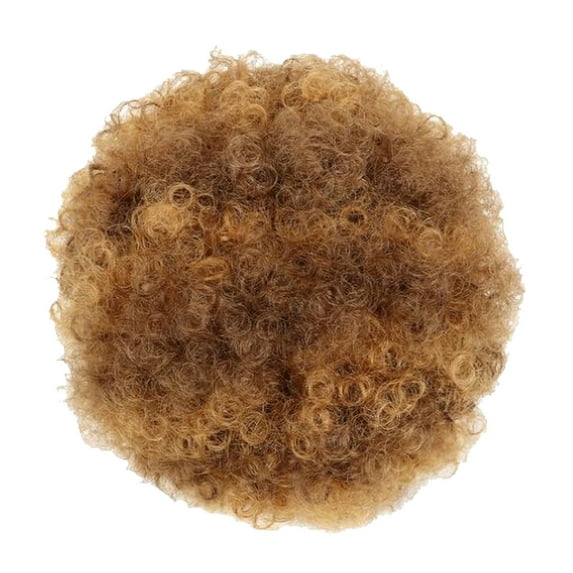 LHWEN African Drawstring Ponytail, Premium Synthetic Curly Natural Drawstring Ponytail Beauty Salon Straight Hair Fun Lace Wavy Curls Braided Hair Synthetic Hair bohon Perfect for Party Everyday