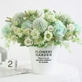thumbnail image 1 of LHWEN Artificial Flower Bouquet Fabric Plastic Realistic Look Suitable for Weddings Parties Home Garden Decoration Suitable for Centerpiece Vase Arrangement Durable Silk Flowers Vase Not Included, 1 of 3