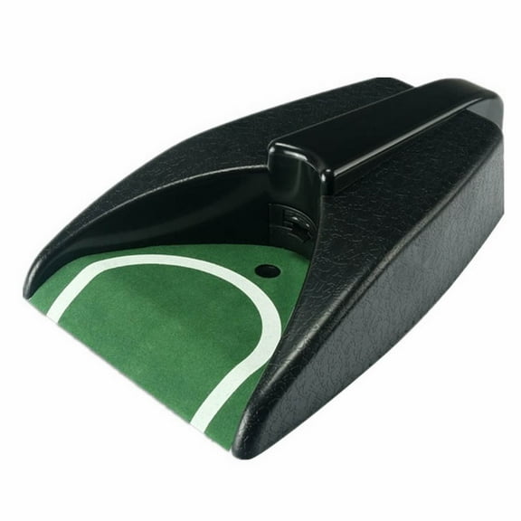 LHWEN Automatic Putting Cup Device with Green Slope Mat Sensor Hole Lightweight Compact Training Aid ABS Material Portable Tool for Indoor Outdoor Use Golfers' Equipment