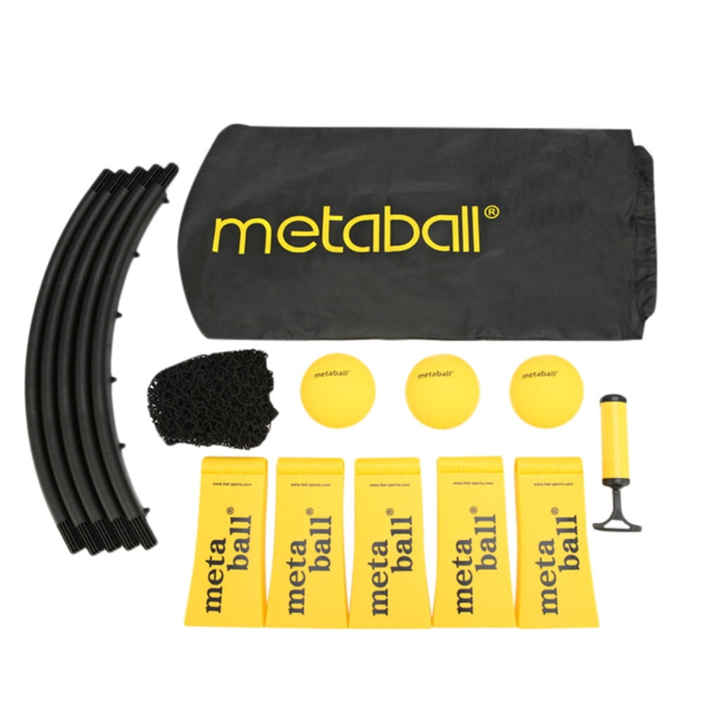 LHWEN Beach Backyard Volleyball Game Set Portable Folding Net with 3 Inflatable Competitive Fun for Outdoor Indoor Sports Easy Storage Ideal for Family Gatherings Parties College Campuses
