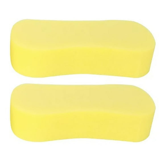 LHWEN Car Wash Sponge Extra Large Washing Cellulose Super Absorbent Multipurpose Cleaning Sponge Yellow 2 Pack Car Interior Cleaning Car Exterior Cleaning Wheel Cleaning