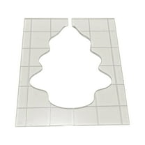 LHWEN Christmas Quilting Template Set 5- DIY Special-Shaped Acrylic Templates Sewing Patchwork Ruler for Arts Crafts Accurate and Versatile Templates for Holiday Designs Tree Star Ornament Bell