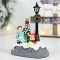 thumbnail image 1 of LHWEN Christmas Scene Village Houses Figurines Modern Sets with Snowman Resin Ornaments Perfect for Indoor Decorations and Tabletop Displays Ideal for Entry Tables Mantelpieces Dining Room Decor, 1 of 8