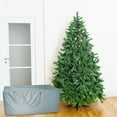 thumbnail image 1 of LHWEN Christmas Tree Storage Bag Heavy-Duty Tarp Material Zippered with Reinforced Handles Available in 3 Sizes for Artificial Trees Garlands and Lights Oversized Tear- Bag for Long-Lasting and Easy, 1 of 3