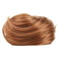 thumbnail image 1 of LHWEN Clip Wrap Wig Small Wrap Ball Head Wig Female Straight Hair Circle Black Brown Dished Hair Fluffy And Natural Beauty Salon Straight Hair Fun Lace Wavy Curls Braided Hair Synthetic Hair, 1 of 7