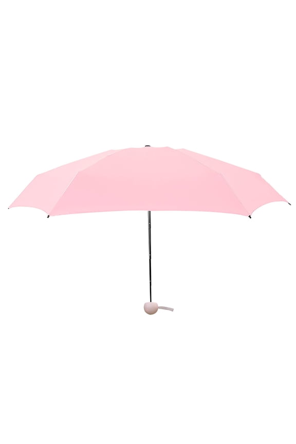 Compact Travel Umbrella Lightweight Design for Pockets and Handbags No Button Open and Close Windproof Construction with Fiberglass and Ideal Gift for Men Women and Children Portable Black Umbre