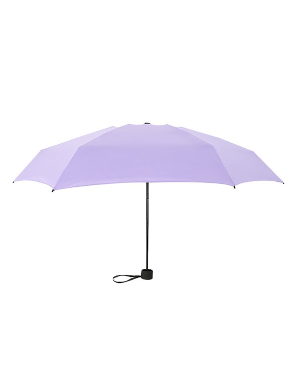 Compact Travel Umbrella Lightweight Design for Pockets and Handbags No Button Open and Close Windproof Construction with Fiberglass and Ideal Gift for Men Women and Children Portable Black Umbre