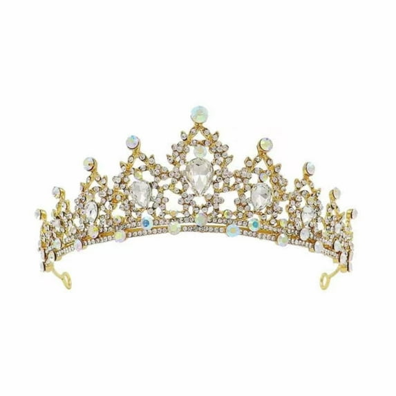 LHWEN Crowns for Women and Girls Birthday Wedding Hair Accessories Party Costumes Elegant Charm Fairy Headwear Exquisite Craftsmanship Comfortable Fit Lightweight Adjustable Souvenir Jewelry Versatile