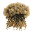 thumbnail image 1 of LHWEN Curly Hair Explosion Hair Pack Bangs Wig Small Curly Hair Pack Beauty Salon Straight Hair Fun Lace Wavy Curls Braided Hair Synthetic Hair bohon Perfect for Party Everyday, 1 of 4