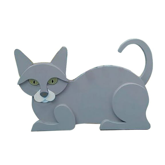 LHWEN Cute Cat Flower Pots Indoor Outdoor Garden Ornaments Animal for Succulents Small Plants Colorful Garden Art Decorations Friendly Materials