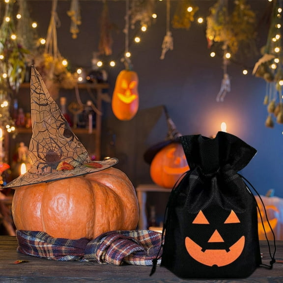 LHWEN Cute Halloween Bags Decorations Indoor Halloween Home Decor for Kids Party Spirit Halloween Advent Calendar 2024 Halloween Gifts Halloween Decorations for Bedroom Party