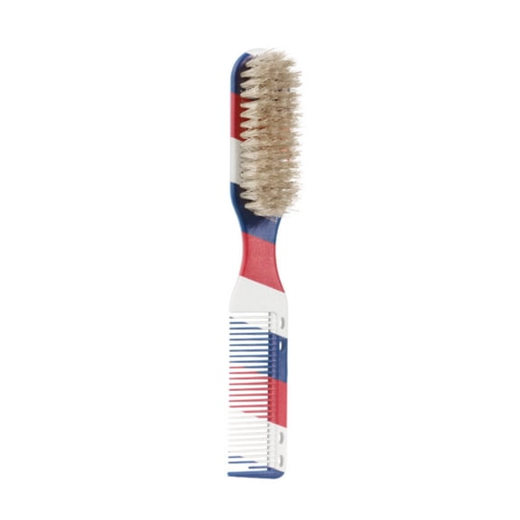 LHWEN Double Headed Fade Brush and Comb Set for Men and Women Multi Functional Hair Styling Beard Grooming Tool for Salon and Home Use PP and Nylon Comfortable and Skin Friendly