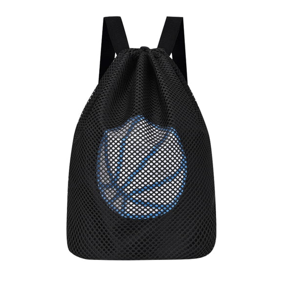 LHWEN Drawstring Backpack Sports Bag with Large Capacity Zipper Pockets Lightweight and Sack with Inner and Front Pockets for Gym Yoga Travel Camping Machine Washable Multipurpose Bag for Daily Use