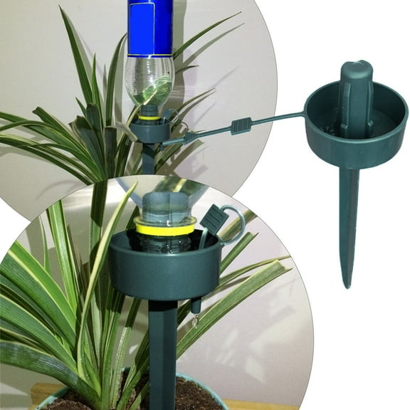 LHWEN Drip Irrigation System Water Saving Bottle Watering Kit for Home Garden Easy to Install Reuse Plastic Bottles Indoor Outdoor Plants Potted Plants Hanging Baskets Vegetable Gardens 1pc