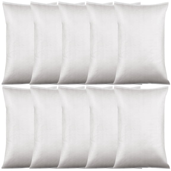 LHWEN Empty Sand Bags Pp Floodproof Yard Outdoor Storage 40x65cm Durable Polypropylene Material Large Opening Design for Easy Filling Multipurpose Floodproof Trash Storage Lightweight Plastic Woven Ba