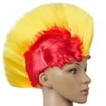 thumbnail image 1 of LHWEN Fashion Rainbow Wig for Women and Girls Curly Hair Colorful High Temperature Synthetic Fiber 40cm Easy to Use for Hallowee-n Role Play Parties and Festivals Soft Light Smooth Extensions, 1 of 9