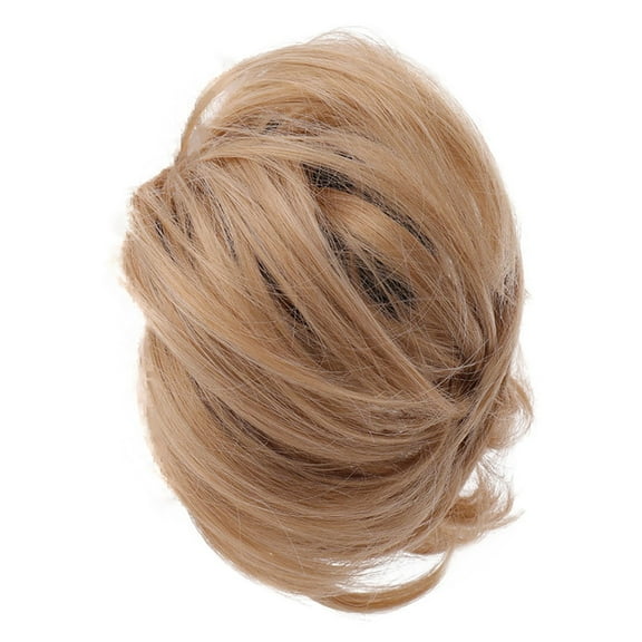 LHWEN Female Hair Bag Ball Head Wig Button Flower Bag Wig, Hair Ring, Round Hair, , Bun, Female Hair Bag, Ball Head Wig, Button Flower Bag Beauty Salon Straight Hair Fun Lace Wavy Curls Braided Hair