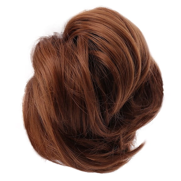 LHWEN Female Hair Bag Ball Head Wig Button Flower Bag Wig, Hair Ring, Round Hair, , Bun, Female Hair Bag, Ball Head Wig, Button Flower Bag Beauty Salon Straight Hair Fun Lace Wavy Curls Braided Hair