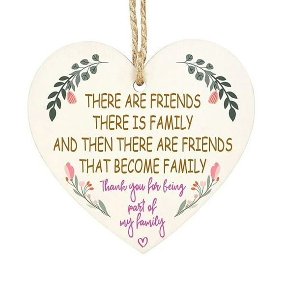 LHWEN Friendship Colleagues Family Wooden Pendant Christmas Tree Decoration Classic Designs for Halloween Christmas Perfect Gift for Friends Family Colleagues Multi-Purpose Ornament Easy to Hang