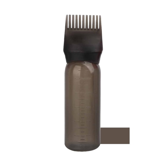 Hair Oil Applicator Bottle for Hair Dye Root Comb Applicator Easy-to-Use Graduated Scalp Oil Dispenser Plastic Lightweight Reusable Ideal for Home and Salon Use Reliable and Convenient Design