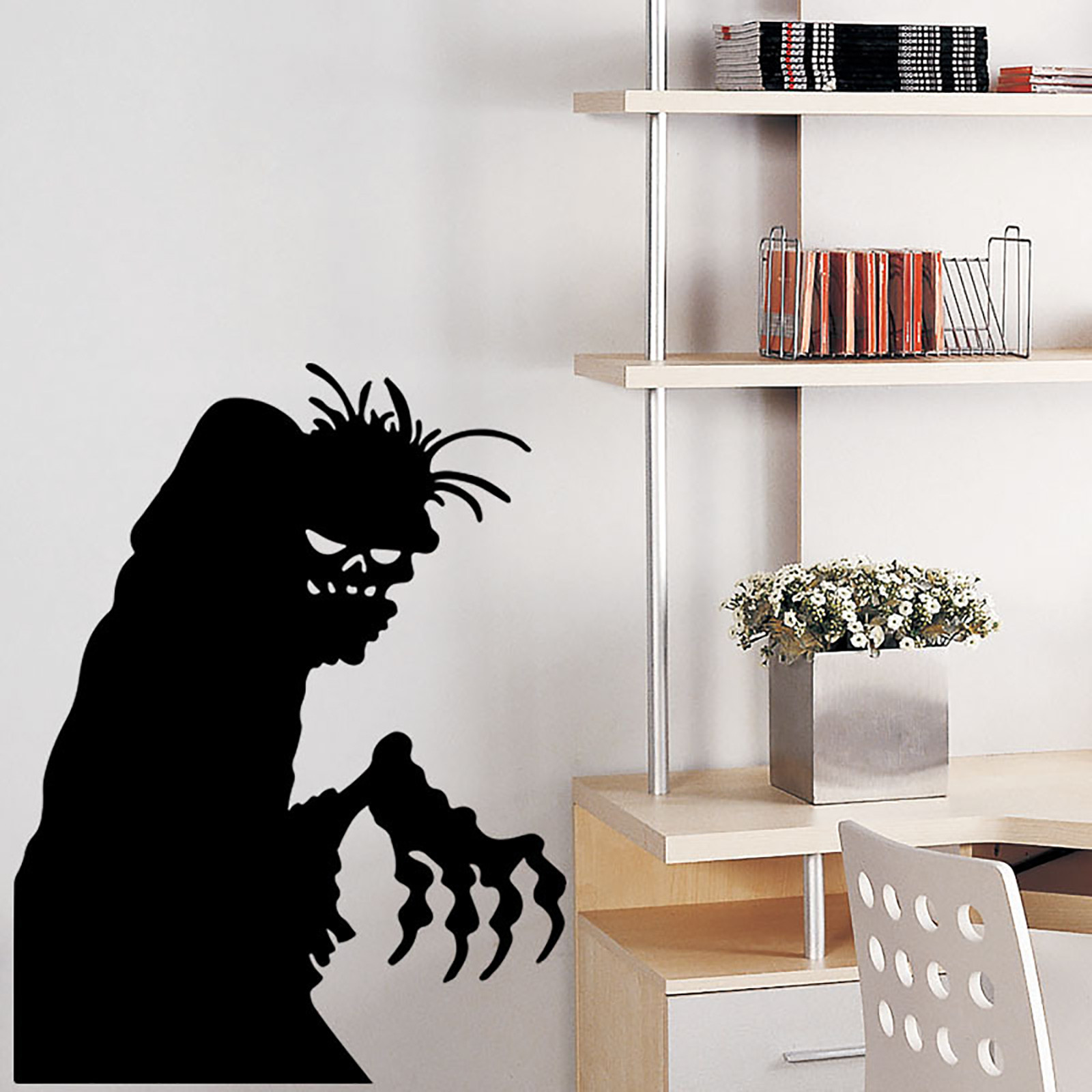 LHWEN Halloween Bat Stickers Halloween Window Clings Removable PVC Wall Decals for Party Decoration Living Room Bedroom