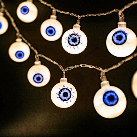 LHWEN Halloween LED Light String Plastic Decorative Lights Atmosphere Indoor Outdoor Festival Colored Lights Recyclable Economical Perfect for Homes Bedrooms Gardens Parties Thanksgiving Christmas