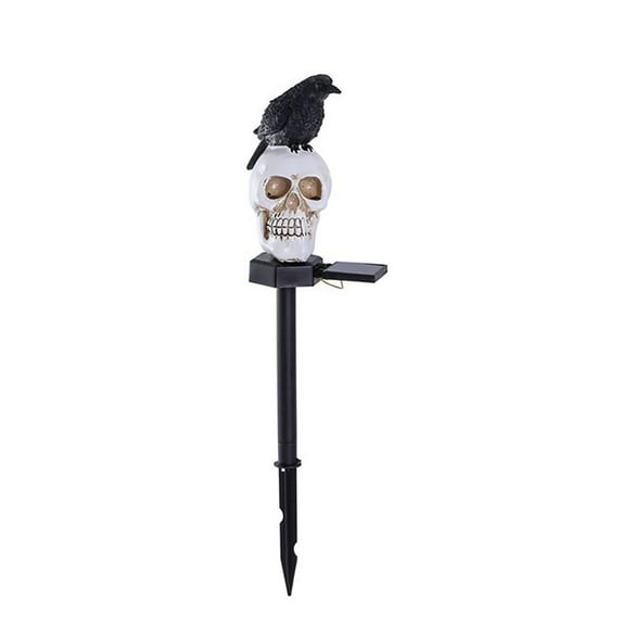 LHWEN Halloween Lights Solar Ground Insert Light No Wiring Long Last Skeleton Animal Decorations Outdoor Solar Lights Yard Patio Doorway Decorative Absorbs Sunlight Dusk to DawnMaterial Sturdy