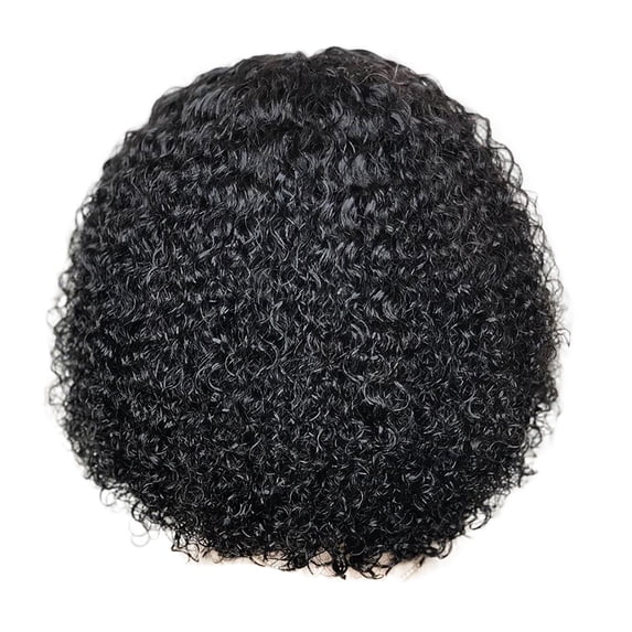 LHWEN Lace Front Human Hair Wig Middle Part Curly Lace Closure Wig Short Wigs Beauty Salon Straight Hair Fun Lace Wavy Curls Braided Hair Synthetic Hair bohon Perfect for Party Everyday