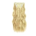 thumbnail image 1 of LHWEN Long Curly Hair Wig with Water Ripple Design for Increased Volume 50cm High Temperature Wire Clip for Easy Attachment Versatile Styling for Long and Short Looks Natural and Full Appearance, 1 of 9
