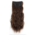 thumbnail image 1 of LHWEN Long Curly Hair Wig with Water Ripple for Volume High Temperature Synthetic Fiber 50CM Length Easy Clip Attachment Natural Look Versatile Styling Comfortable Wear for Daily Use and Parties, 1 of 9
