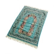 LHWEN Muslim Worship Blanket 70x110cm Cotton Yarn Soft Prayer Rug Design for Home Worship No Shedding No Fading Lightweight Comfortable Rug Perfect Gift for Family and Friends on Ideal for Daily