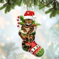 thumbnail image 1 of LHWEN Personalized Christmas Acrylic Flat Pendant Holiday Decoration Lightweight Wall and Door Ornament Easy to Install Reusable and Odorless Long-Lasting Festive Decor Perfect Gift for Friends, 1 of 2
