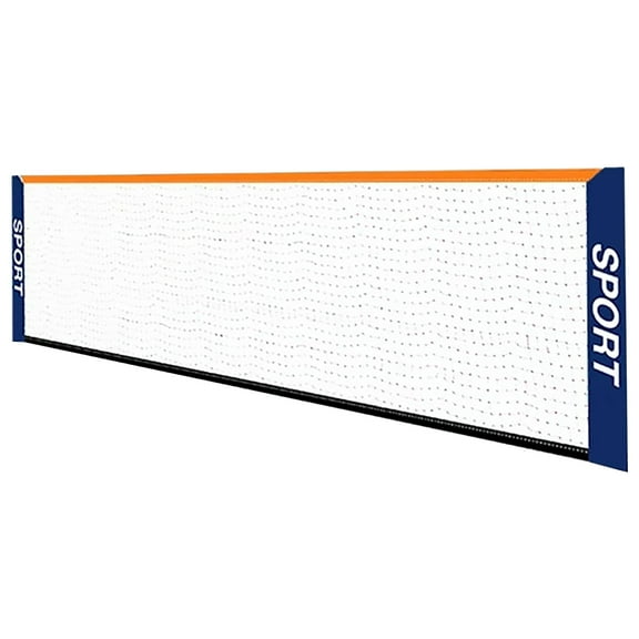 LHWEN Portable Outdoor Tennis Net Nylon Weather Stainless Poles Easy Setup for Badminton Volleyball Recreational Sports Games Suitable for Indoor Outdoor Family Fun Sports Events Quick Assembly