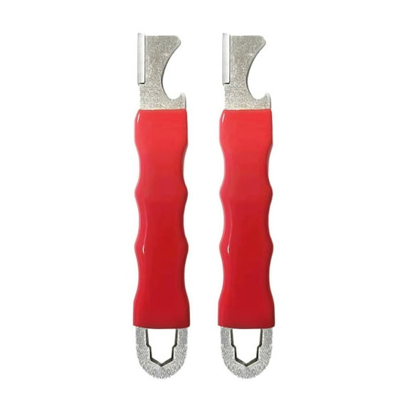 LHWEN Portable Quick Sharpener 2024 Multipurpose Garden Tool Sharpener 5Pcs Upgrade Lawnmower Dull Sharpener Steel Alloy Hand Held Stone Sharpens Pruners Loppers Hedge Shears Easy to Use Non-Slip