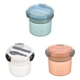 thumbnail image 1 of LHWEN Portable Reusable 20oz Parfait Yogurt Cup With Leak Proof Lid Topping Container Spoon for Meal Prep Dishwasher Freezer Ideal for Cereal Oatmeal and Snacks 3PC, 1 of 1