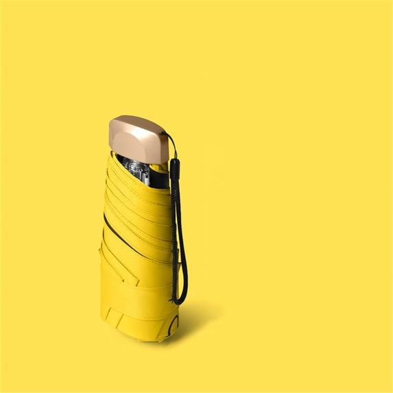 LHWEN Portable Travel Sun Umbrella Windproof Lightweight -Use Compact Pocket Umbrella for Women Sun and Rain Small Foldable Umbrella for Backpack Handbag Car Ideal for Daily Use