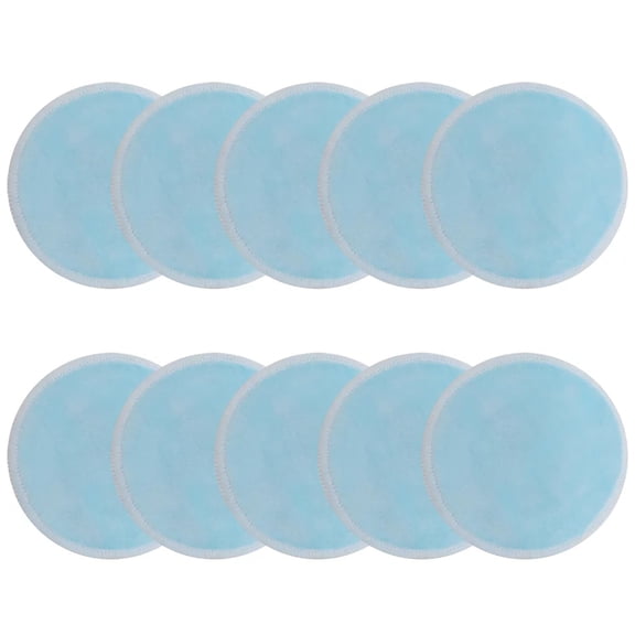 LHWEN Reusable Makeup Remover Pads 10 Soft Organic Cotton Rounds with Washable Drawstring Bag Natural Materials Gentle on Skin and Waste Perfect for Travel and Home Use Ideal Gift for Eco-Conscious